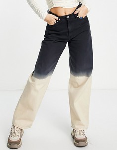 Бежевые джинсы прямого кроя Weekday Rail-Светло-бежевый цвет