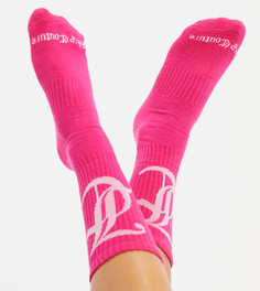 Розовые носки Juicy Couture x ASOS-Розовый цвет