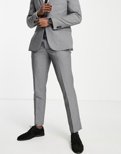 Костюмные брюки узкого кроя с узором «гусиная лапка» French Connection-Темно-синий