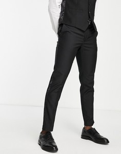 Узкие брюки в деловом стиле French Connection-Черный