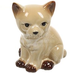 Фигурка декоративная керамика, Собачка, 10х8х12 см, Y4-5183-3