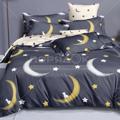 Постельное белье евростандарт, простыня 220х240 см, 2 наволочки 70х70 см, пододеяльник 200х220 см, Cleo, 100% хлопок, поплин, коллекция Pure Cotton, 30/203-PC