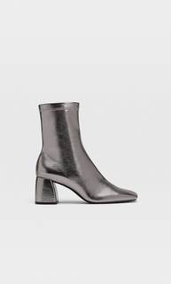 Stradivarius Ботильоны На Среднем Каблуке С Эластичным Голенищем Multicolor 35