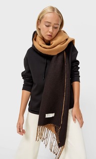 Stradivarius Двусторонний Шарф Черный 103