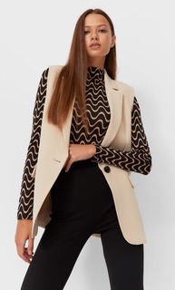 Stradivarius Строгий Жилет Цвет Камня L