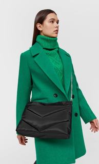 Stradivarius Стеганый Клатч Из Ткани Черный 103