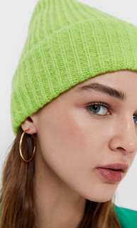 Stradivarius Базовая Шапка Зеленый 103