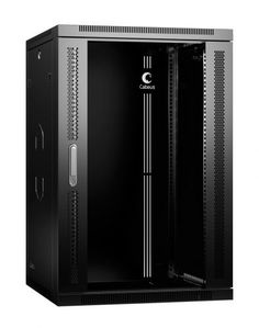 Шкаф настенный 19&quot;, 18U Cabeus SH-05F-18U60/45-R-BK