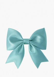 Заколка Milledeux Bowtie Bow с ленточками, средняя, коллекция “Satin“, бирюзовая