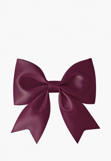 Заколка Milledeux Bowtie Bow с ленточками, средняя, коллекция “Satin“, бургунди