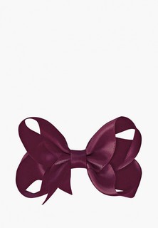 Заколка Milledeux Boutique Bow, средняя, коллекция Satin, бургунди