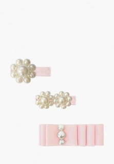 Заколки 3 шт. Milledeux коллекция Pearl Grosgrain, светло-розовый