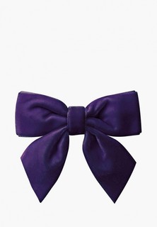 Заколка Milledeux Bowtie Bow с ленточками, средняя, коллекция Velvet, сливовая