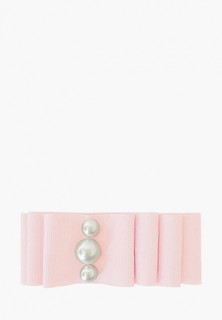 Заколка Milledeux Layered Bow, большая, коллекция Pearl Grasgrain, светло-розовая
