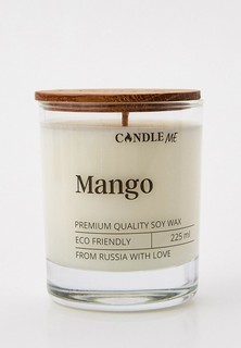 Свеча ароматическая Candle Me MANGO / Манго с хлопковым фитилем