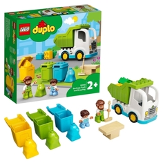 Конструктор детский Lego DUPLO Мусоровоз и контейнеры (10945) DUPLO Мусоровоз и контейнеры (10945)