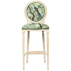 Барный стул «шинуазри» (object desire) зеленый 46x126x46 см.