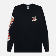 Мужской лонгслив RIPNDIP In A Haze, цвет чёрный