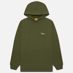 Мужская толстовка Dime Dime Classic Small Logo Hoodie, цвет оливковый