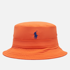 Панама Polo Ralph Lauren Embroidered Pony Stretch Poly, цвет оранжевый