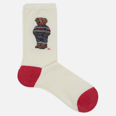 Носки Polo Ralph Lauren Sweater Polo Bear Single Crew, цвет белый