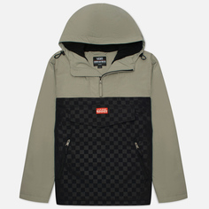 Мужская куртка анорак Vans x Napapijri Embossed Checkerboard Print, цвет серый