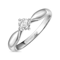 Золотые кольца Кольца MIUZ Diamonds R01-SOL53-025-G1-W