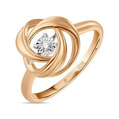 Золотые кольца Кольца MIUZ Diamonds R01-PL-34397-R
