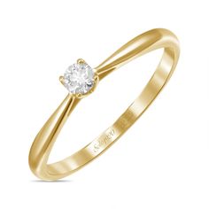 Золотые кольца Кольца MIUZ Diamonds R01-SOL73-010-G2-Y