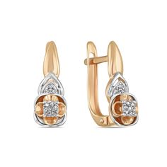Золотые серьги Серьги MIUZ Diamonds E2018-ER01049ADI-R17