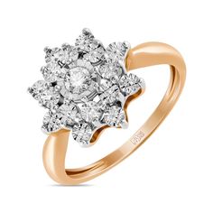 Золотые кольца Кольца MIUZ Diamonds R01-PL-33739-R
