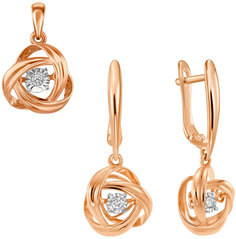 Золотые серьги MIUZ Diamonds