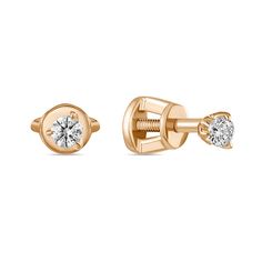 Золотые серьги Серьги MIUZ Diamonds E01-SOL29-010-G2-R