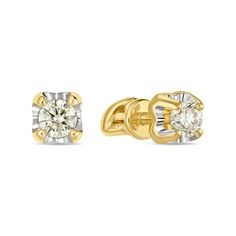 Золотые серьги Серьги MIUZ Diamonds E01-SOL28-030-G3-Y