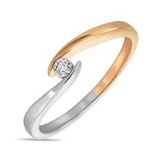 Золотые кольца Кольца MIUZ Diamonds R01-PL-34959-WR