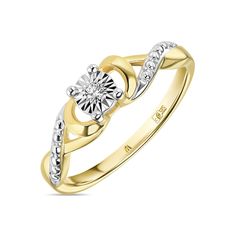 Золотые кольца Кольца MIUZ Diamonds R01-PL-35120-Y