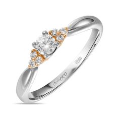 Золотые кольца Кольца MIUZ Diamonds R01-SL103-025-G2-WR