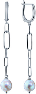 Серебряные серьги Серьги JV SAE6259-SR-WP-001-WG