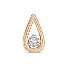 Золотые кулоны, подвески, медальоны Кулоны, подвески, медальоны MIUZ Diamonds P01-PL-33643-R