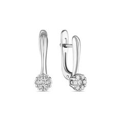 Золотые серьги Серьги MIUZ Diamonds E01-34651-W