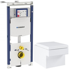 Комплект подвесной унитаз Grohe Cube Ceramic 3924400H + 39488000 + система инсталляции Geberit 111.362.00.5
