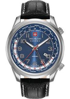 Швейцарские наручные мужские часы Swiss military hanowa 06-4293.04.003. Коллекция Worldtimer