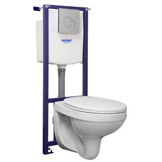 Инсталляции для унитазов система монтажная SANTERI Брайес 3 в 1 с унитазом