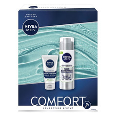 Наборы подарочные для мужчин набор NIVEA Men Comfort: пена для бритья 200мл, бальзам после бритья 100мл