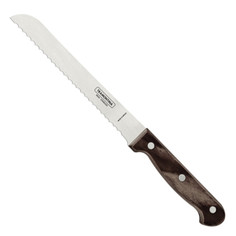 Ножи кухонные нож TRAMONTINA Polywood 17,5см для хлеба нерж.сталь, дерево