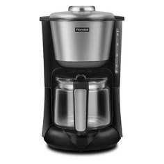 Кофеварка Rondell 1100-RE-01, капельная, серебристый / черный [rde-1100]