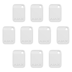Брелок доступа AJAX Tag, белый, 10 шт. [00-00188426]