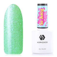 ADRICOCO, Гель-лак So Juicy №01, Фисташковый фраппе