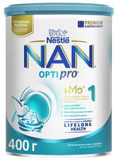NAN® 1 Optipro Сухая молочная смесь для роста, иммунитета и развития мозга с рождения, 400гр