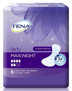 Урологические прокладки TENA Lady Maxi Night, 6шт.